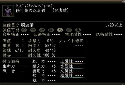修行館の忍者鎧.JPG