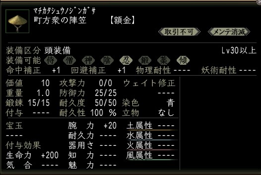 町方衆の陣笠.JPG