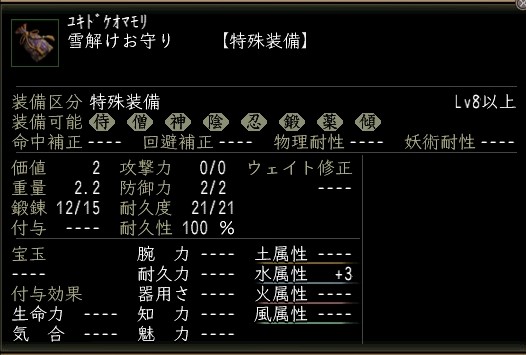 雪解けお守り.JPG