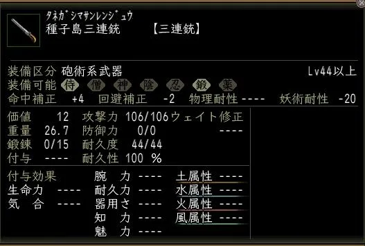 種子島三連銃の画像