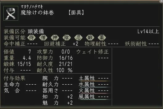 魔除けの鉢巻の画像