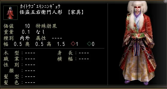 怪盗五右衛門人形の画像