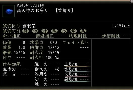 高天神のお守りの画像