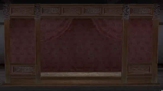 唐物天蓋付寝台の画像