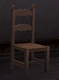 粗末な南蛮椅子の画像