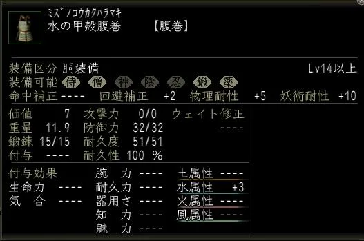 水の甲殻腹巻の画像