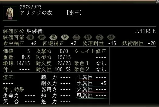 アリクラの衣の画像