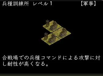 一門所領:兵種訓練所.Lv1