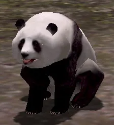 七夕笹の葉:パンダ小