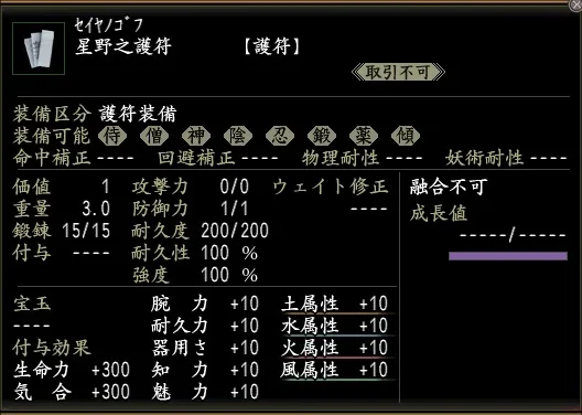 星野之護符の画像