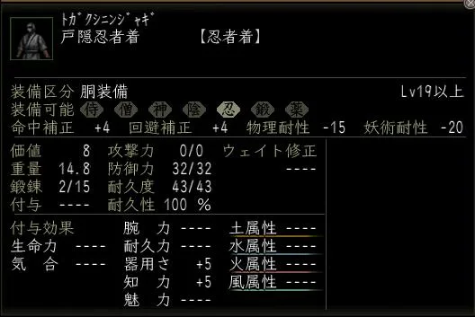 戸隠忍者着の画像