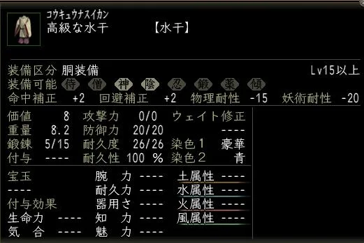 高級な水干の画像