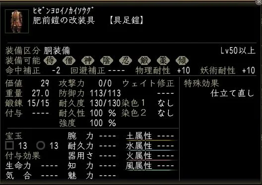 肥前鎧の改装具の画像
