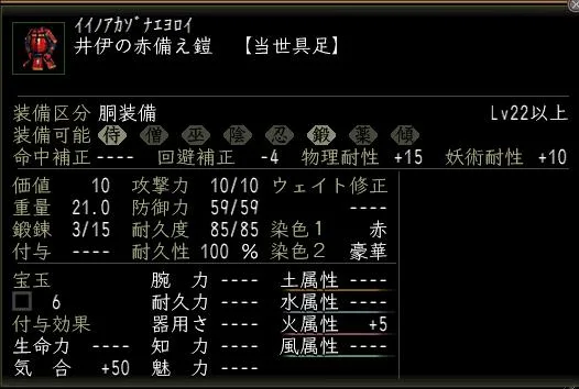 井伊の赤備え鎧の画像