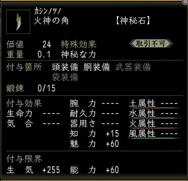 火神の角の画像