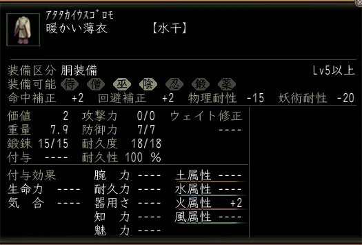 暖かい薄衣の画像