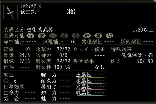 殺生突の画像