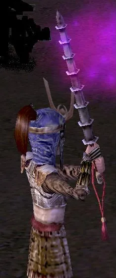 妖魔暗黒鞭装備の画像
