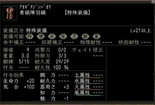 青絹陣羽織の画像