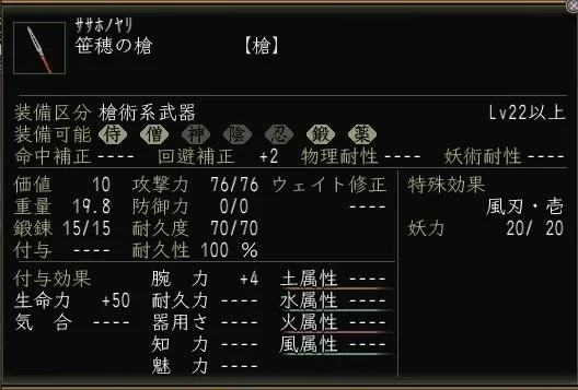 笹穂の槍の画像