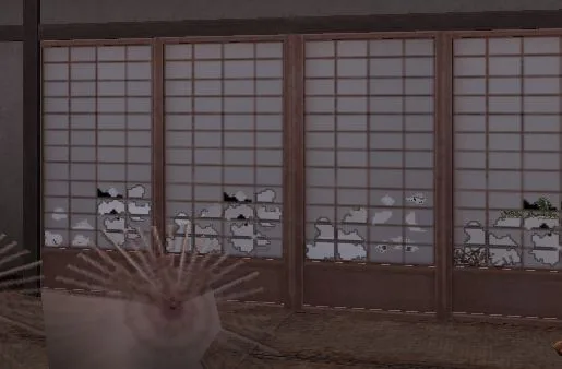 家具之宝箱・屋内:ぼろぼろの障子グラ