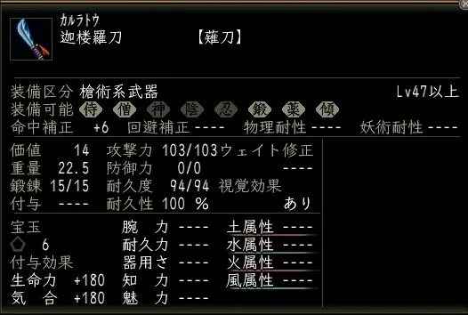 迦楼羅刀の画像