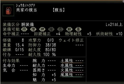 商家の腹当2の画像